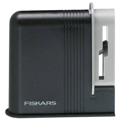 Imagen de Fiskars Afilador de tijeras, para Tijeras diestros, cerámica/Cubierta plástico, Negro/Gris, Clip Sharp 1000812