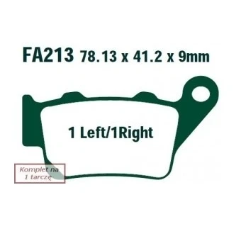 Imagen de EBC Brakes FA213 Juego de pastillas freno