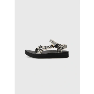 Imagen de Teva Sandalias universales Midform para mujer, Neón Floral Negro/Blanco, 42 EU