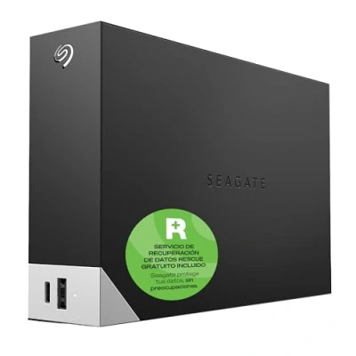 Imagen de Seagate One Touch Hub 16 TB, Unidad de Disco Duro Externo, USB C, 3.0, para Ordenadores sobremesa, portátiles y Mac, Data Rescue Services (STLC16000402)