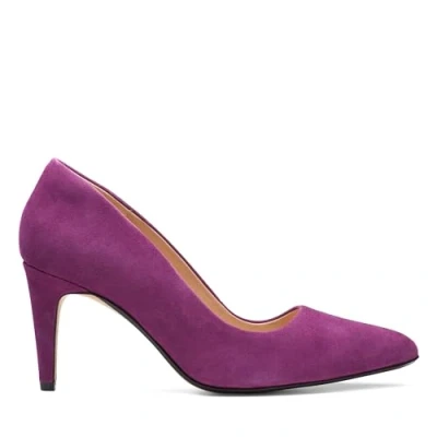 Imagen de Clarks Laina RAE, Bomba Mujer, Gamuza Morada, 37 EU