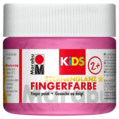Imagen de Marabu 03030050251 KiDS pintura para dedos violeta 100 ml, a base de agua, sin parabenos, vegana, lavable, partir 3 años