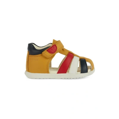 Imagen de Geox B Sandal Macchia Boy, Sandalia, Ochreyellow Multicol, 26 EU