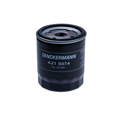Imagen de DENCKERMANN A210074 Filtro de aceite 3/4&quot; 16 UNF enroscable FORD: Focus 2, FIESTA 5, Mk1 Hatchback, VOLVO: V50, S40 II, V40 Hatchback