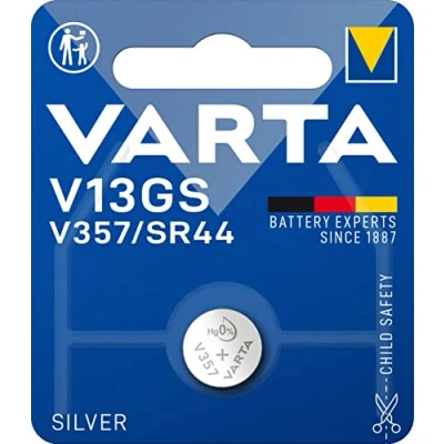 Imagen de Varta 38494 SR44 (V13GS/357) Pilas Punta de onóxido Zinc Plata 155V
