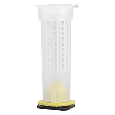 Imagen de Zerodis Juego Cría de Abejas Reina Apicultura Copa Kit Abeja Las jaulas Rodillos la Jaula Rodillo Herramienta Apicultor 10 PCS