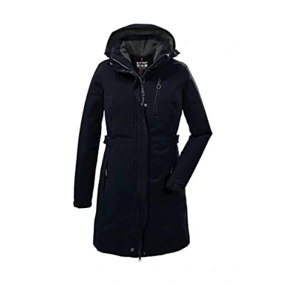 Imagen de Killtec womens Parka funcional con capucha cremallera KOW 165 WMN PRK, armada oscura, 52, 37726 000
