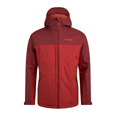 Imagen de Berghaus Deluge Pro 2.0 Insulated Chaqueta Impermeable, Hombre, Rojo Ocre/Marrón Russet, XS