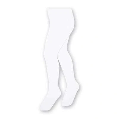 Imagen de STEVEN Medias de algodón lisas y suaves para niños/Altura 68 cm 158 cm/Perfectas los días más fríos/Opacas/Medias niños/Unisex/Edad 0 11/Blanco/68 74
