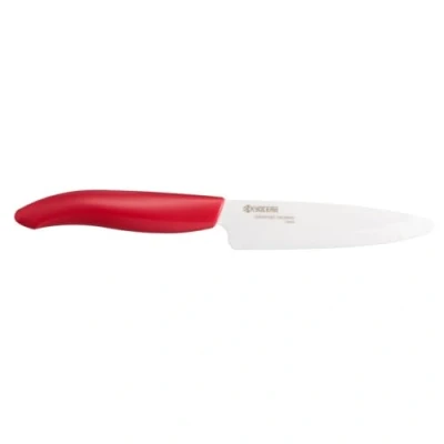 Imagen de KYOCERA Cuchillo para Uso Universal 11 cm FK Series Cocinero, cerámica, Rojo, 22.4x2.7x1.7