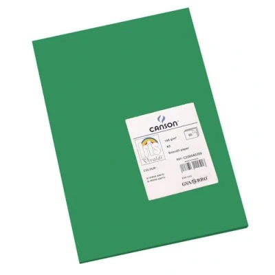 Imagen de Cartulina guarro din a3 verde abeto 185 gr paquete 50 hojas