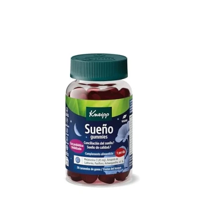 Imagen de Kneipp Sueño con Probiótico Gummies; Melatonina, Pasiflora, Amapola y Vitamina B6; Ayuda a Dormir la Calidad del Sueño; 30 gominolas