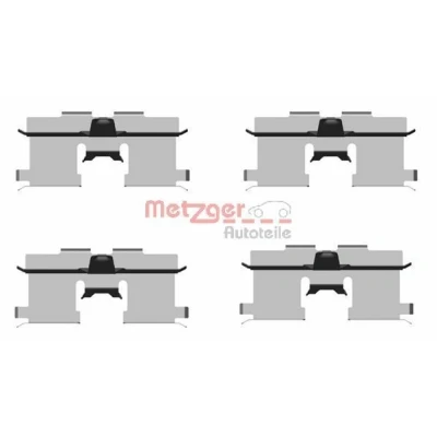 Imagen de METZGER 109 1692 Kit de accesorios, pastillas frenos CHEVROLET: Nubira Berlina, Lacetti Hatchback, Familiar