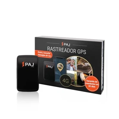 Imagen de PAJ GPS Allround Finder 4G Rastreador para Coches, Motos, Niños, Mayores y Demencia Mensajes de Voz Rastreo en Tiempo Real con Botón Emergencia SOS hasta 40 Días Batería