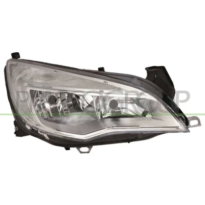 Imagen de PRASCO OP4164903 Faros derecha H7/H7 cromo con servomotor para reg. alcance luces OPEL: Astra J Sports Tourer, Berlina, Hatchback