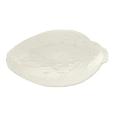 Imagen de Mikasa Cranborne Plato de cerámica para servir alcachofa, 30,5 cm, cuenco grande gres acompañamientos y ensaladas, vajilla artesanal, en caja regalo apto lavavajillas