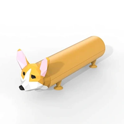 Imagen de Batería Externa Power Pet Cargador Portátil para Móviles Capacidad de 4800 mAh Carga 2 Baterías Suave Bank Rápida 2A Diseño Corgi Mob