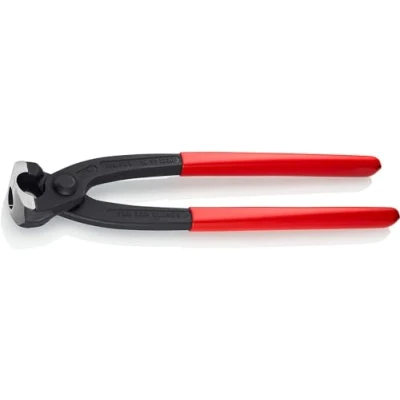 Imagen de Knipex Alicate para abrazaderas de oreja negro atramentado, recubiertos plástico 220 mm (cartulina autoservicio/blíster) 10 99 I220 SB