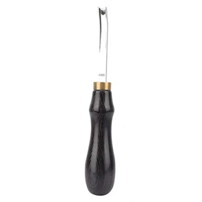 Imagen de Biseladora de bordes cuero Mango madera Herramienta corte artesanales, 4 mm/6 mm/8 mm/10 mm Opcional(6mm)