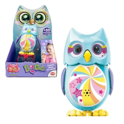 Imagen de Bizak Mini Hoot Digiowl Buho Interactivo Que Canta, Reacciona A la Voz, 6 Modelos Disponibles, Juguete para niños, Partir de 3 años, Multicolor, (62008285 2)
