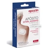 Imagen de Aposán APOSITO ESTERIL ADHESIVO TEJIDO SIN TEJER APOSAN 7,2 X 5 CM 10 UNIDADES