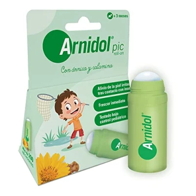 Imagen de Arnidol Pic Roll On, Calma, Refresca y Alivia la Piel tras el contacto con Insectos, Árnica, Boswelia Calamina, Apto a Partir de los 3 Meses Edad 30 ml