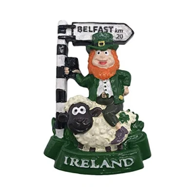 Imagen de Irlanda 3D imán del refrigerador recuerdos turísticos resina pegatinas magnéticas decoración hogar y de la cocina China