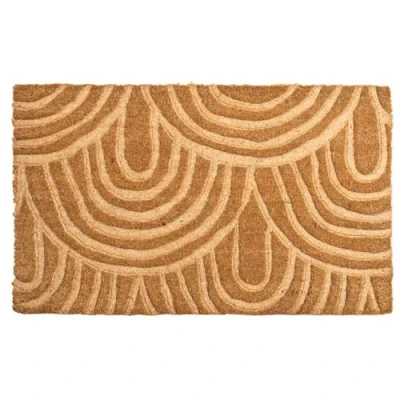 Imagen de WANDERLUST DECO Felpudo de Fibra prensado Marron 43x73