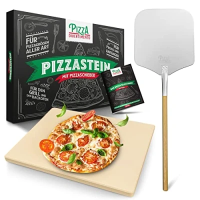 Imagen de Pizza Divertimento Piedra para horno y parrilla de gas Stone cordierita Base crujiente topping jugoso