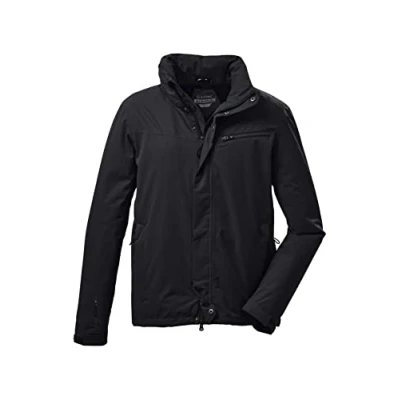 Imagen de Killtec Men&#039;s Chaqueta funcional con capucha enrollable, plegable KOS 26 MN JCKT, black, XXL, 38288 000