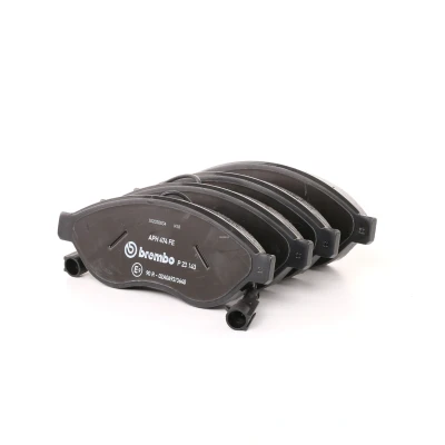 Imagen de BREMBO P 23 143 Juego de pastillas freno con contacto avisador desgaste tornillos pinza accesorios FIAT: Ducato III Furgón norauto