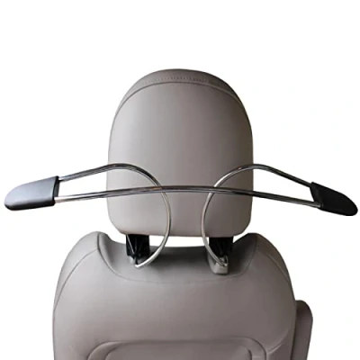 Imagen de Baogao percha para coche, respaldo silla coche Perchero barras reposacabezas, perchas vehículo, soportes reposacabezas