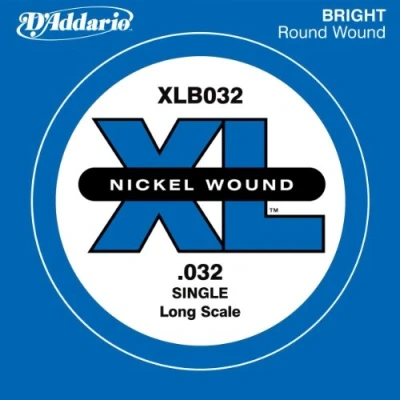Imagen de D&#039;Addario .032 Long Scale Nickel Wound Single String for Bass Guitar