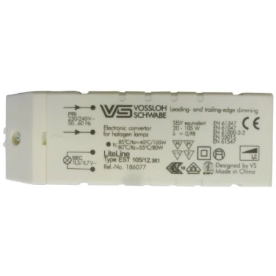 Imagen de Electraline 70720 Transformador electrónico (105 W, 240 a 12 V)