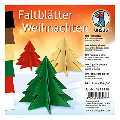 Imagen de Ursus Plegable hojas 100 de papel dibujo (130 g/m² , color, modelo surtido