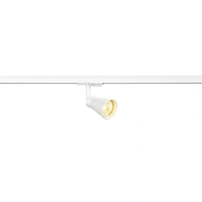 Imagen de SLV Blanco monofásico AVO, Foco led, proyector, luminaria de Techo, Sistema Carril, iluminación Interior / GU10 50 W