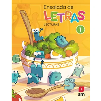 Imagen de Lecturas: Ensalada de letras. 1 Primaria. Más Savia (MAS SAVIA)
