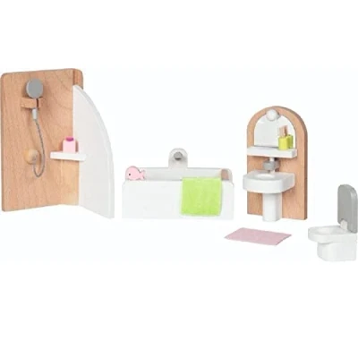 Imagen de GOKI Muebles para muñecas Style, Cuarto de baño, bañera: Casas Accesorios, Multicolor, S (51492)