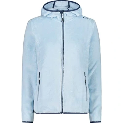 Imagen de CMP Chaqueta polar de mujer Highloft con capucha fija, Azul cristal, S
