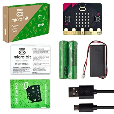 Imagen de KEYESTUDIO BBC Micro:bit V2.2 Go Kit con Placa de Desarrollo Micro bit V2 para codificación y programación
