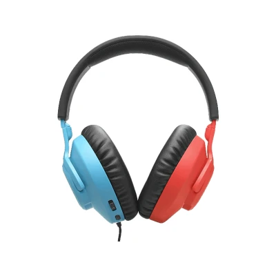 Imagen de Auriculares gaming JBL Quantum 100N, Circumaurales, Diadema con cable, Micrófono, Rojo y azul