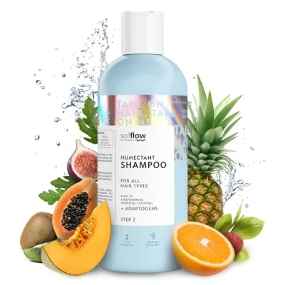 Imagen de So!Flow Champú Nutritivo para Todo Tipo de Porosidad Capilar Enriquecido con Aloe y Ganoderma Lucidum Hidratación Profunda un Cuero Cabelludo Saludable Equilibrado