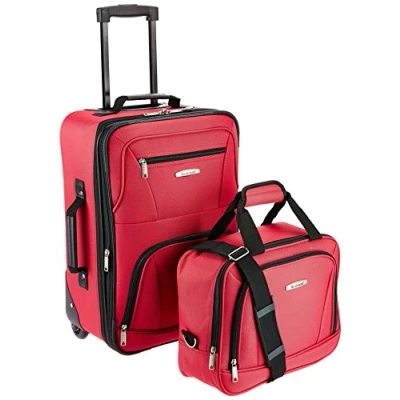 Imagen de Rockland Juego de Maletas Adulto Unisex, RED (Rojo) F102