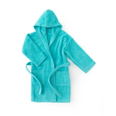 Imagen de Top Towel Albornoz niña niño Algodón 100% Rizo 450 grms De 2 a 4 años Aguamar