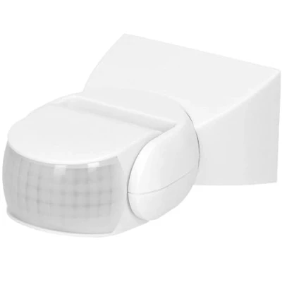 Imagen de Miratic Detector de Movimiento Sensor Ajuste Vertical Horizontal, IP65 1200W Exterior Tipo Sensor: Infrarrojo Cobertura 180 (Blanco)