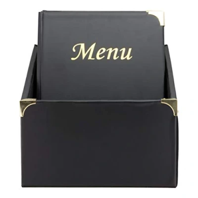 Imagen de Securit MC BOX BRA4 BL Soporte para menús (tamaño A4), color negro