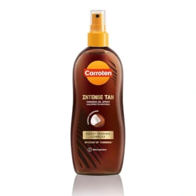 Imagen de Carroten Intensive Tanning Oil SPF 0, 200 ml Acelerador de bronceado con aceites zanahoria y coco Aceite vegano aroma a