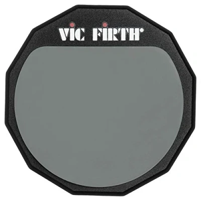 Imagen de Vic Firth de un solo lado almohadilla práctica para batería con Logotipo 15,24 cm (6 inch)