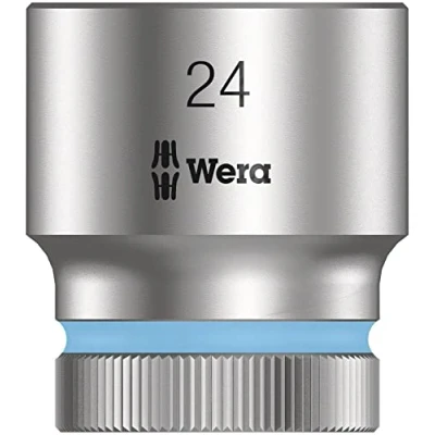 Imagen de WERA 05003614001 8790 HMC Zyklop Nuss 24,0 Llave de vaso con arrastre 1/2&quot;