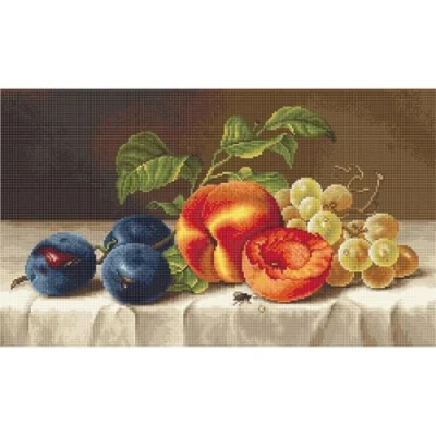 Imagen de LUCAS Juego de Punto Cruz, Algodón, Multicolor, 27x20cm